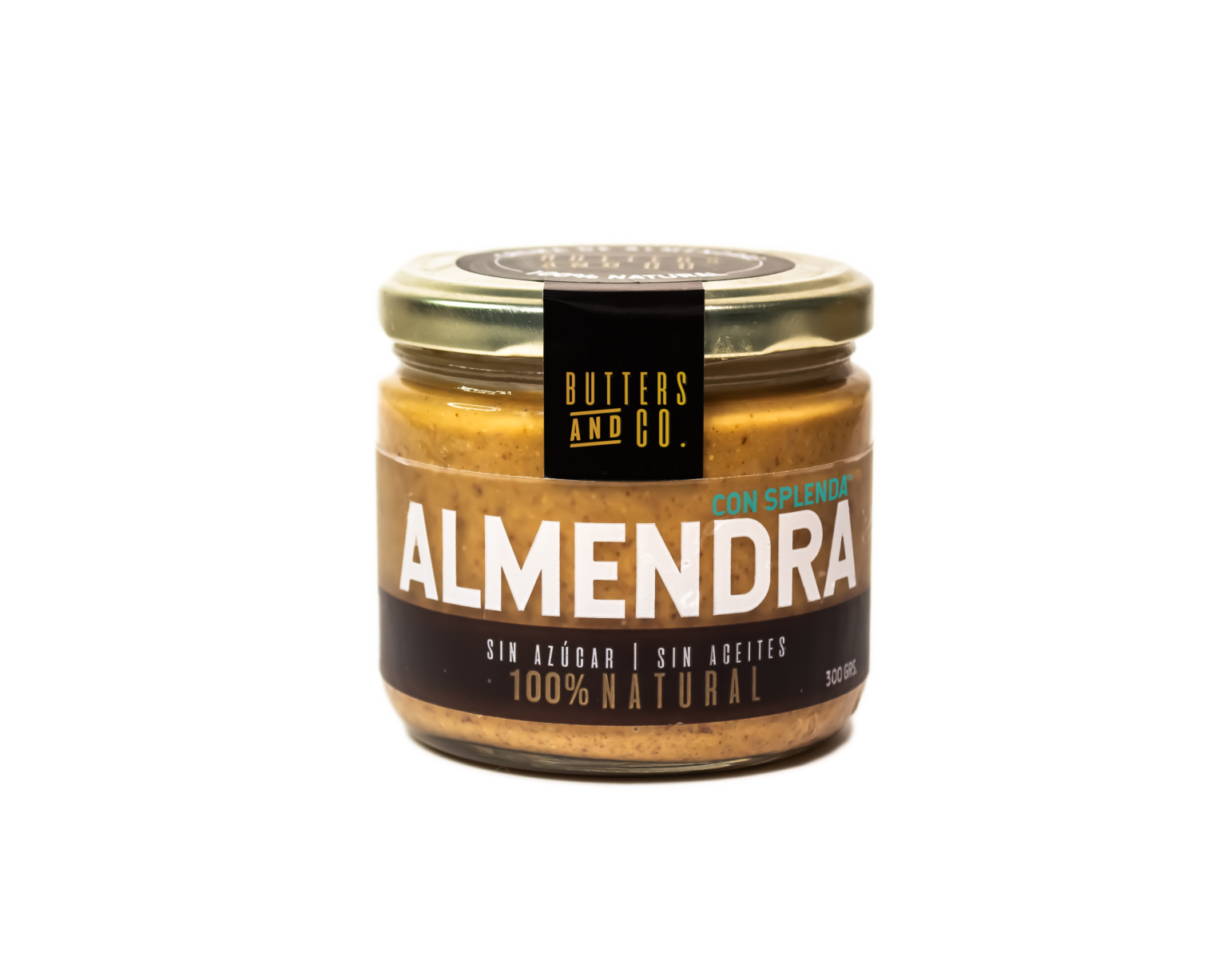Crema de Almendras 100% Natural con Splenda. Sin Azúcar. Sin Aceites añadidos